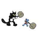 Itchy & Scratchy (animated gif)