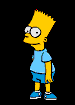 Bart laughing (animated gif)