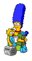 Marge & Maggie (animated gif)
